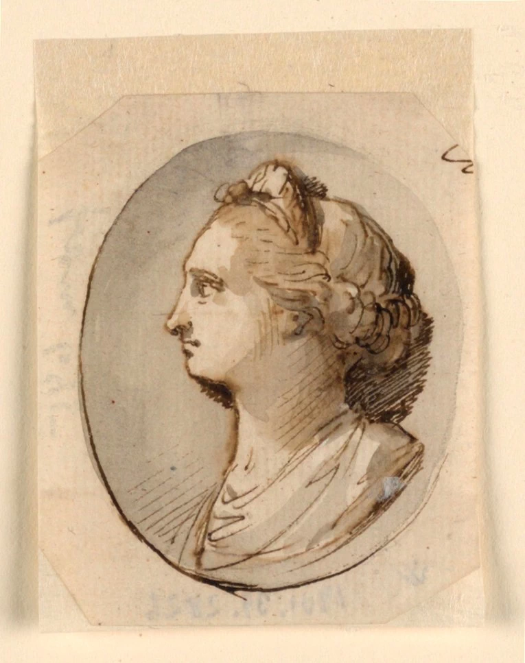 Ritratto busto di una donna classica - Smithsonian Institution, Museum
